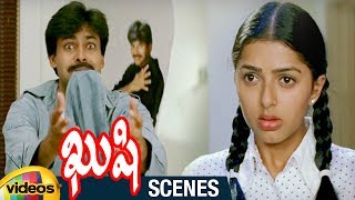 Pawan Kalyan Warned by Bhumika | Best Comedy Scene | Kushi Telugu Movie Scenes | Ali | Mango Videos