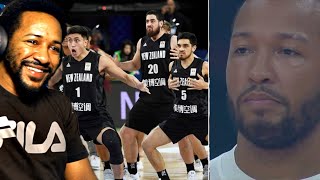 New Zealand ‘TALL BLACKS’ Perform The HAKA In Front of USA | FIBAWC 2023 | AMERICAN Reacts!