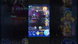 [FFRK] Merciless Weapon (Transcendent) D450 mastery with WHT mages (no pause)