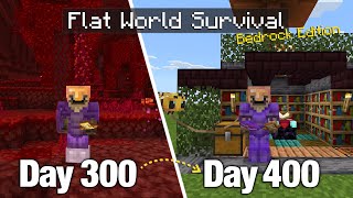 I Survived 400 Days on a Flat World with Nothing but... a Bonus Chest