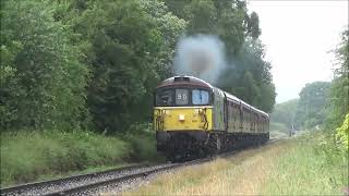 33109 thrashes away from Irwell Vale   30 06 2023