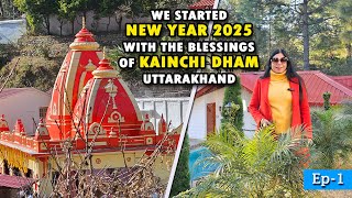 We Started New Year 2025 with the blessings of Kainchi Dham Shri Neem Karoli Baba Uttarakhand (Ep-1)