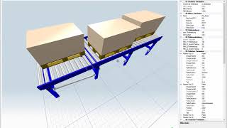 3D WPF Roll Conveyor C#