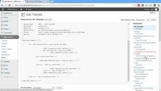 Appearance - Editor - WordPress Basic Training - Video 17