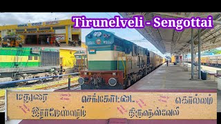 06681 Tirunelveli to Sengottai Train Journey| via Ambasamudram | Sengottai Express Special