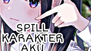 SPILL KARAKTER AKU😌✌🏻|ngespill karakter drama shindi||adilesha chn