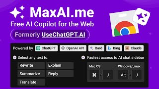 UseChatGPT.AI - Free ChatGPT Chrome Copilot (GPT-4 ✓). Use ChatGPT everywhere without copy-pasting.