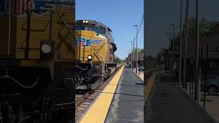 UP Military Train Gives Us A Massive Horn Show!