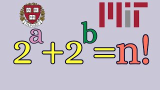 Harvard and MIT challenge you to solve this problem!