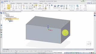 How to use roof wheel in Siemens Solid Edge (tutorial)