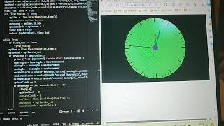 Tick tock with Vpython