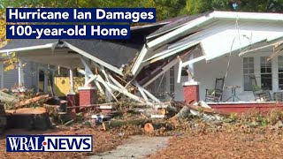 Durham homeowner mulls over next step after tree falls on 100-year-old home