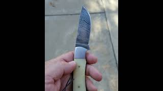 Damascus's Folding Knife#best #knife in the #world #old #vikings