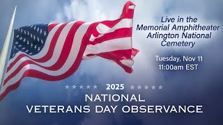 2025 National Veterans Day Observance