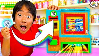 How to make DIY Real Working Vending Machine with Ryan's World!