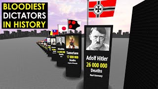 Comparison: Most Bloodiest DICTATORS in History