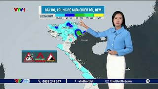 Dự báo thời tiết 19h45 - 03/05/2024 | Bắc Bộ, Trung Bộ mưa chiều tối, đêm | VTVWDB
