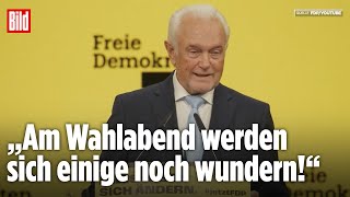 FDP-Parteitag: Wolfgang Kubicki schwört auf harte Bundestagswahl ein