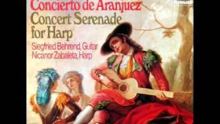 Rodrigo / Nicanor Zabaleta, 1960: Concierto Serenata Para Arpa Y Orquesta - Sarao, Allegro deciso