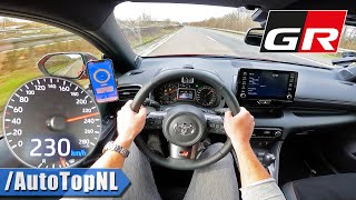 Toyota GR Yaris TOP SPEED on AUTOBAHN [NO SPEED LIMIT] by AutoTopNL