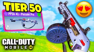 *NEW* TIER 50 PPSH-41 - PISTOLET PRO 😍| COD MOBILE