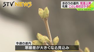 札幌で４月上旬並みの陽気に　道内で気温上昇