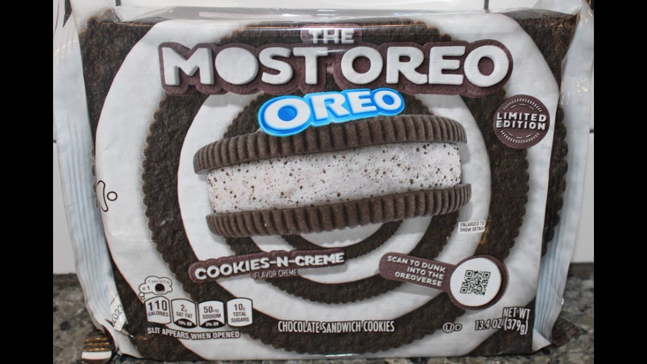 The Most Oreo Oreo Cookies-N-Crème Limited Edition Cookie Review - YouTube