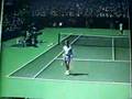 Gabriela Sabatini performs her famous 