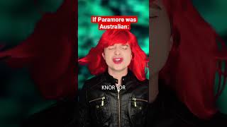 If Paramore was Australian #shorts #paramore #decode #twilight #aussie