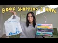 the best book shopping vlog & haul ever