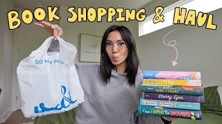 the best book shopping vlog & haul ever