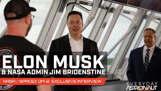 Talking to Elon Musk and Jim Bridenstine about SpaceX fly astronauts for the 1st time! #DM2