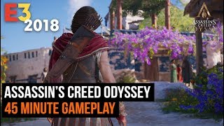 45 Minutes  of Assassin's Creedy Odyssey Gameplay in 4K E3 2018