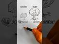 How to draw a tree by level #art #drawing #speedart #sketch #howtodraw #drawingtutorial