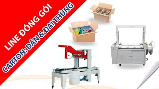 LINE ĐÓNG GÓI THÙNG CARTON FXJ-5050ZQ \u0026 KZW-8060D | VMSCO.VN - L/hệ: 0902660882