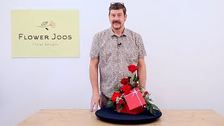 How To Make A Floral Christmas Gift Box Design