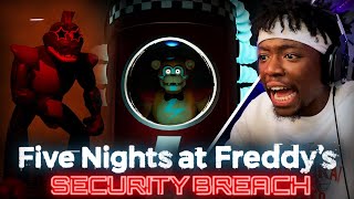 NEARLY JUMPSCARED OUT MY CHAIR | Five Nights At Freddy's Security Breach [ Part 1 ]