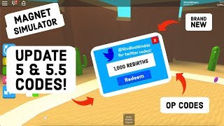 Codes For Roblox Magnet Simulator