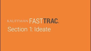 Kauffman FastTrac: Ideate