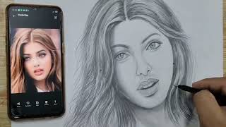 How To Draw portrait for beginners l 30 Days Drawing Challenge Day -19  Drawing tutorial #drawing