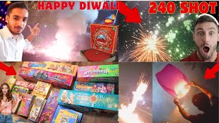 Happy Diwali 2024 Vlog || Diwali Stash Crackers 😍 240 shot 🚀💥 Abhishek mk vlogs