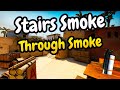 How to Throw a Mirage Stairs Smoke Through a Smoke in Palace?