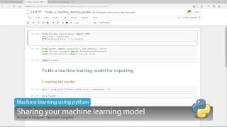 Sharing your Python machine learning model