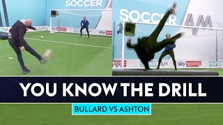 Jimmy takes on Dean Ashton in a volley ONLY drill! 💥 | You Know The Drill LIVE