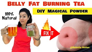 1 Spoon Of Magical Powder to Burn Your Belly Fat \u0026 Weight Away🔥 DIY Natural Belly Fat Cutter Tea