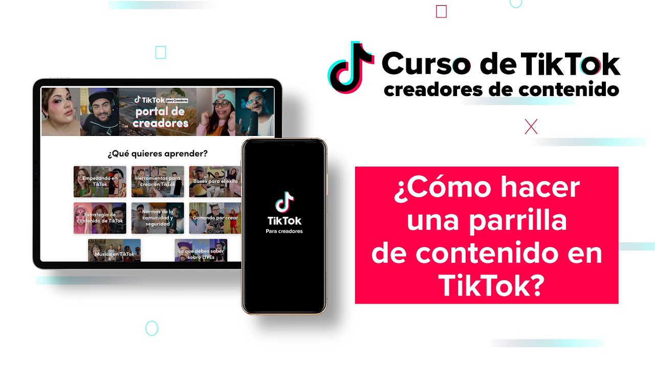 ¿Cómo Hacer Una Parrilla De Contenido En TikTok? | Curso De Tiktok Para ...