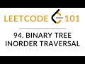 Binary Tree Inorder Traversal | Easy Solution in JavaScript with Examples | 94. LeetCode 101