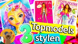 TOPModel Fantasy | 3 mannequins à vêtir et maquiller sur le thème fantaisie | Fantasy Face | DIY