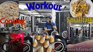 💪🔥 #training , #smalltalk  & #cooking  nach dem #workout  – seid live dabei! 🍲🚀