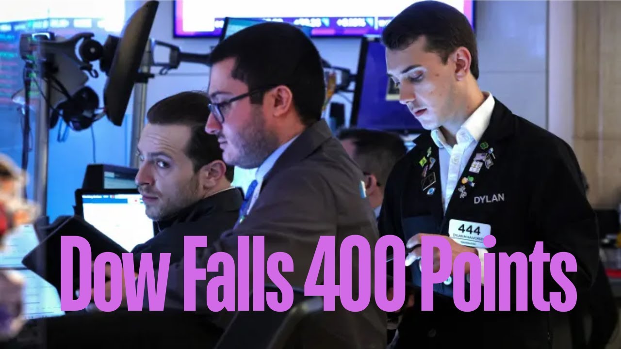 Dow Plummets 400 Points: Economic Concerns Rise - YouTube